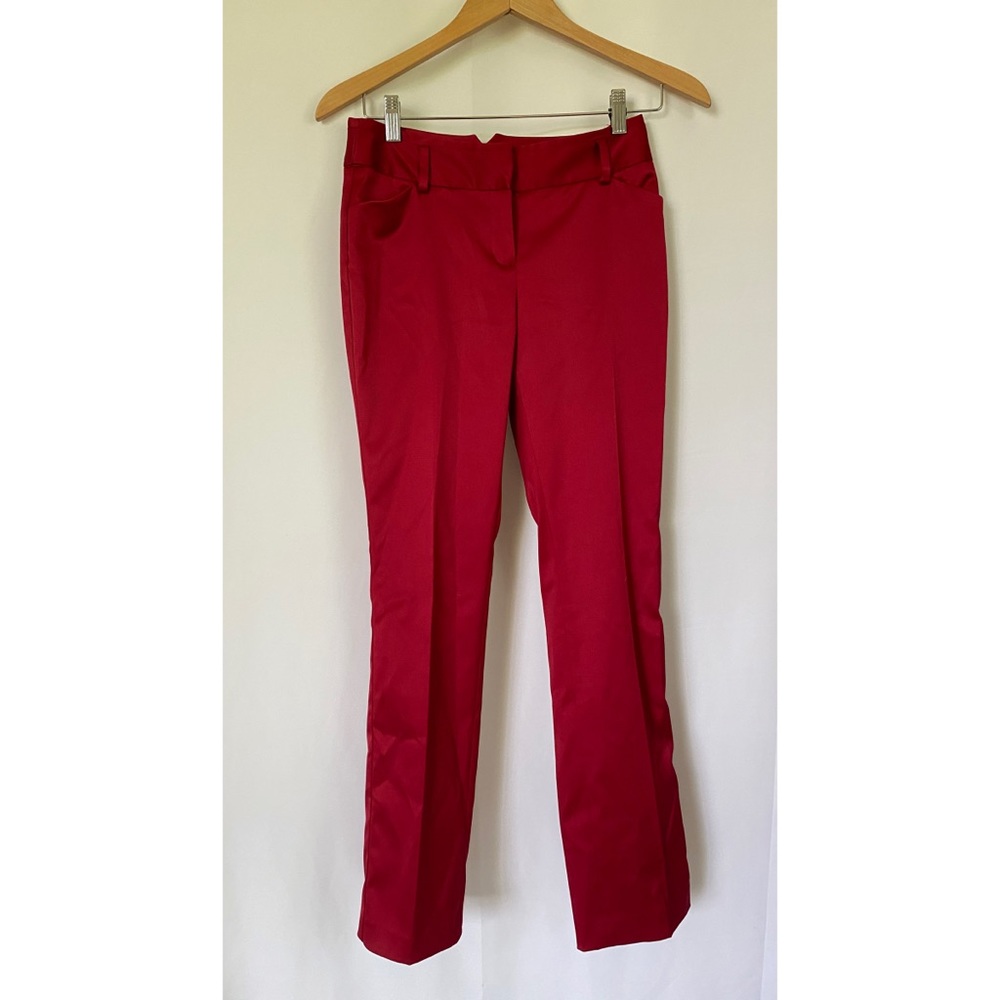 Express Design Studio Editor Red Satin Skinny